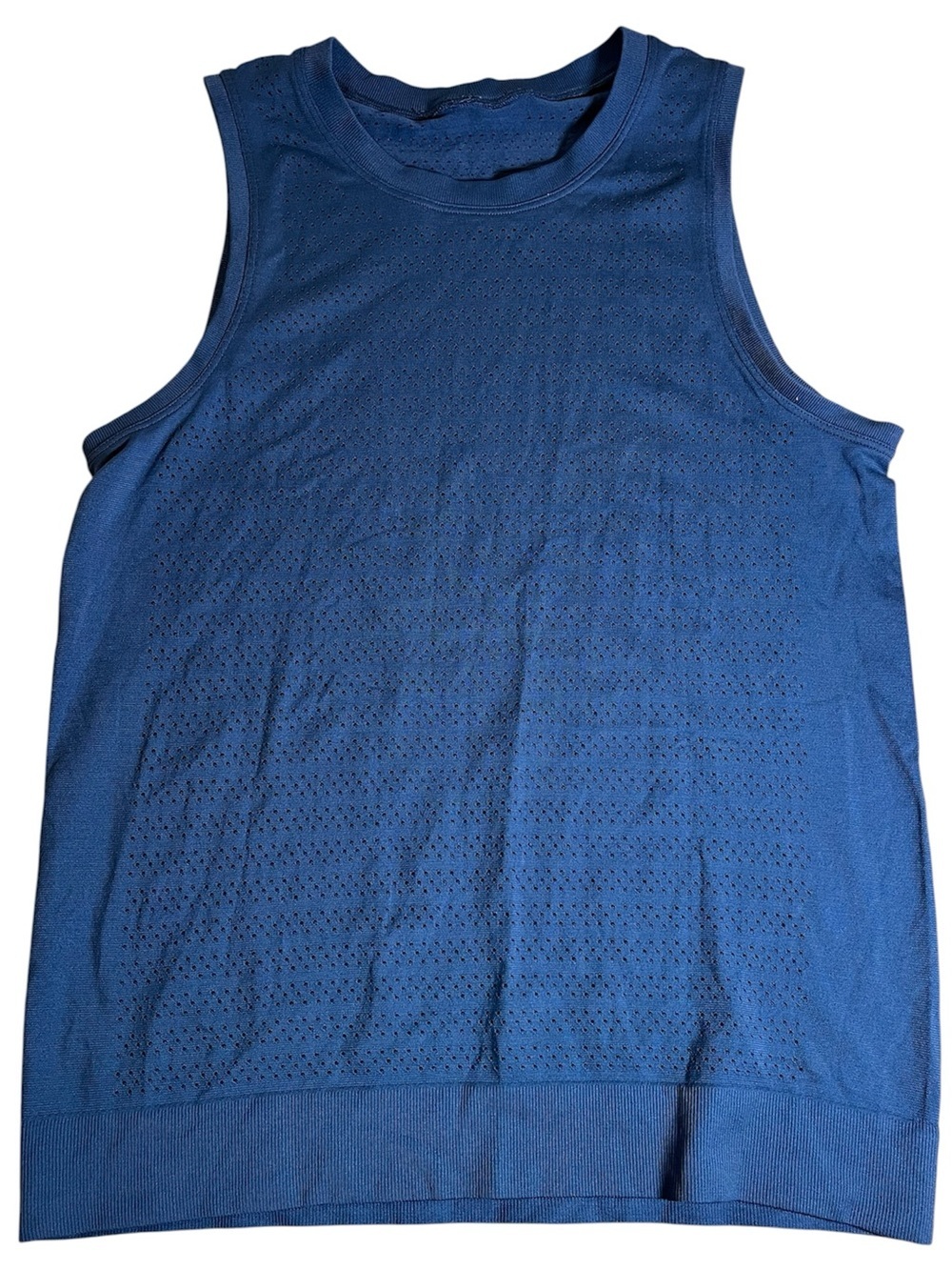 lululemon athletica Blue Sleeveless Knit Tank